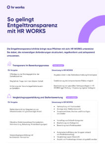Entgelttransparenz