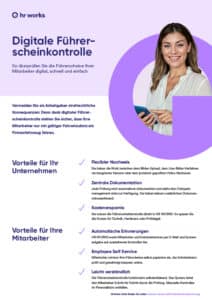 Digitale Führerscheinkontrolle